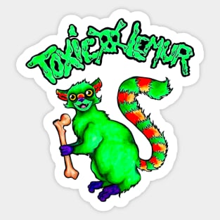 Toxic Lemur Sticker